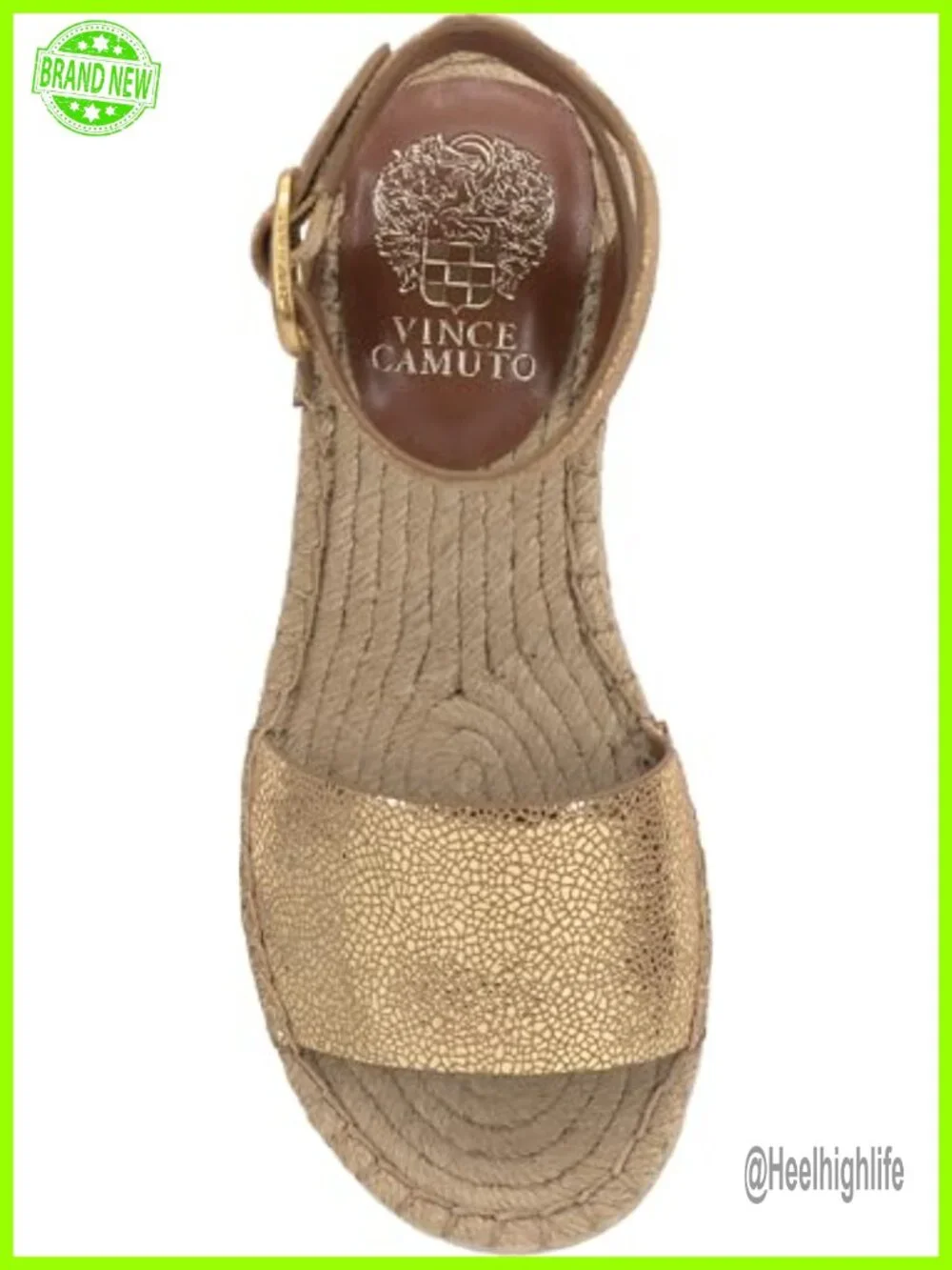 Vince Camuto Darna Espadrille Platform Sandals Suede Ankle Strap